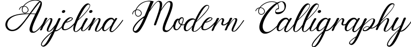Anjelina Modern Calligraphy