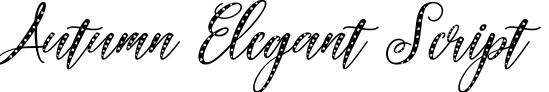Autumn Elegant Script