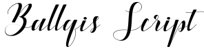 Ballqis Script