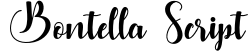 Bontella Script