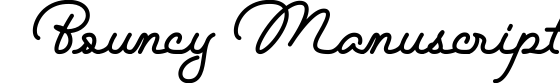 Bouncy Manuscript