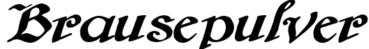 Brausepulver