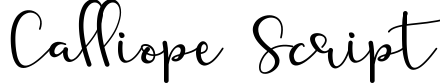 Calliope Script