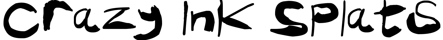 Crazy Ink Splats