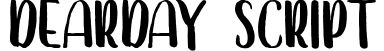 Dearday Script