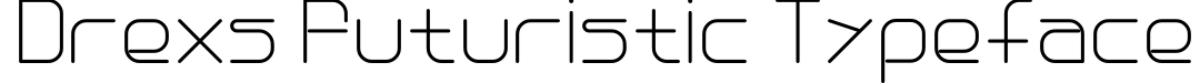 DREXS - Futuristic Typeface