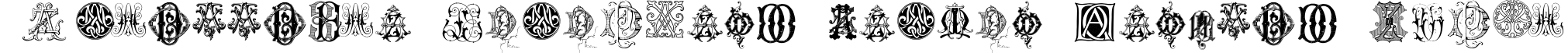 Intellecta Monograms Random Samples Eight