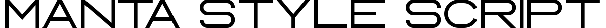 Manta Style Script
