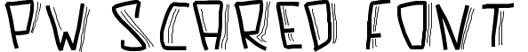 PW Scared Font