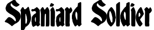 Spaniard Soldier