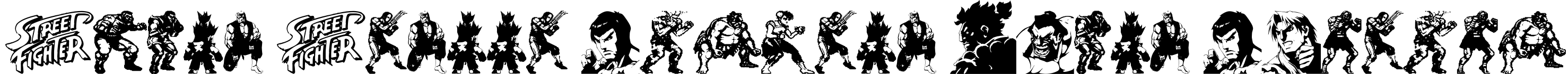Super Street Fighter Hyper Fonting