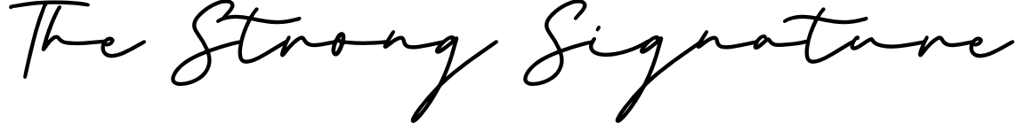 The Strong Signature