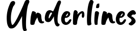 Underlines