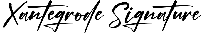 Xantegrode Signature