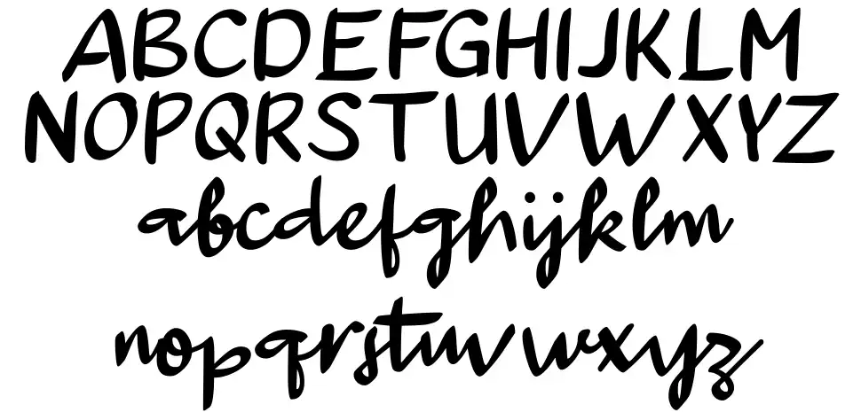 A Autoyes Closelyfont specimens