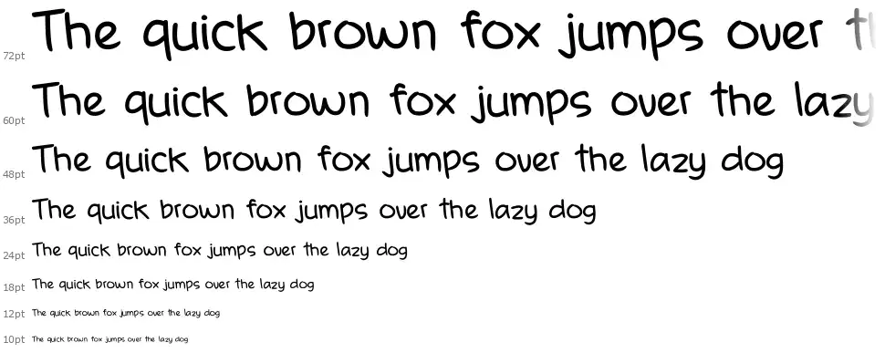 A Casual Handwritten Penfont waterfall