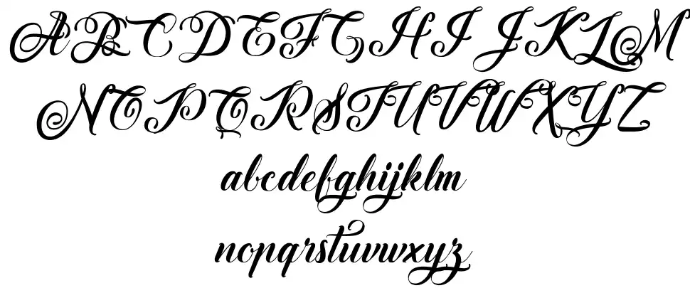 Afterschool Festivalfont specimens