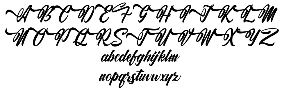 Alingkug Wellanyfont specimens