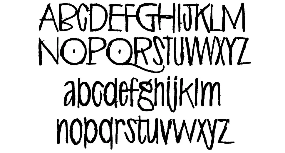 Alphabet Minus Eightyfont specimens