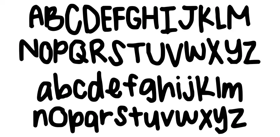 Angelina Handwritingfont specimens