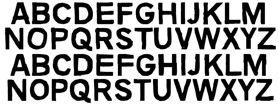 Animals are like peoplefont specimens