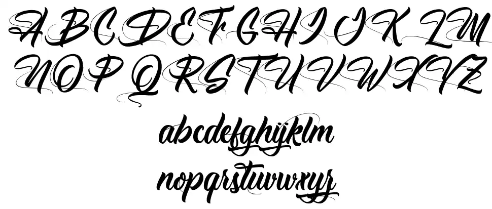 Antishbusyfont specimens
