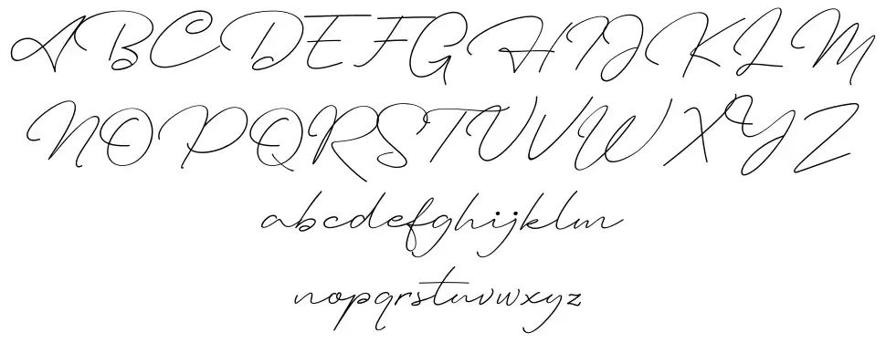 Ausbergfont specimens