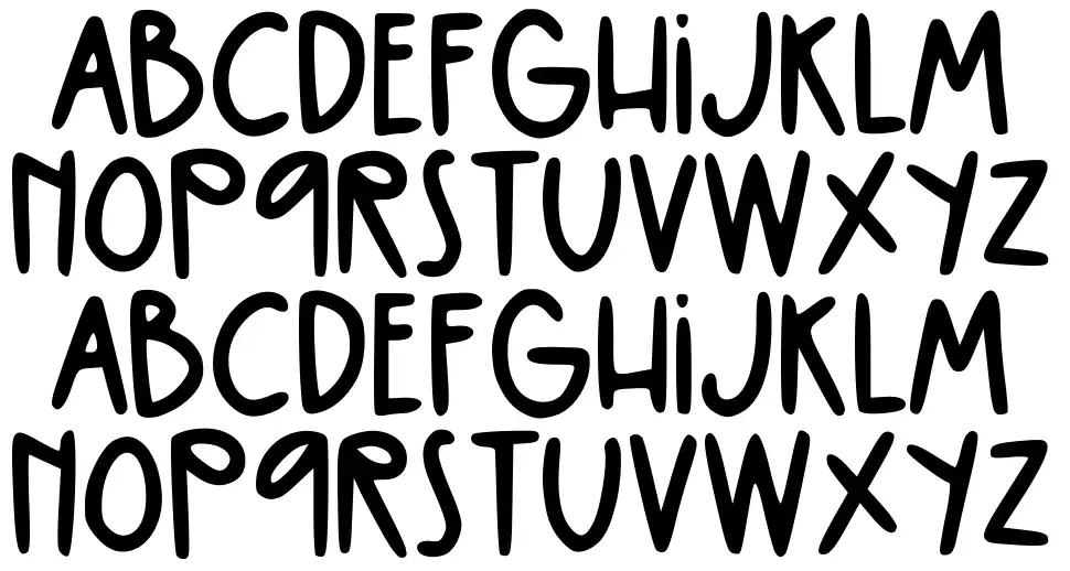 Baby Mayora Slabfont specimens