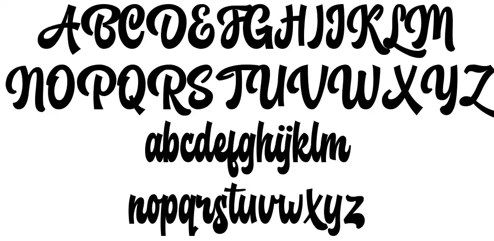 Backstrangerfont specimens
