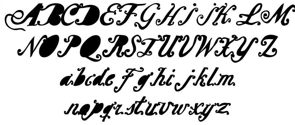 Barcelona Mon Amourfont specimens