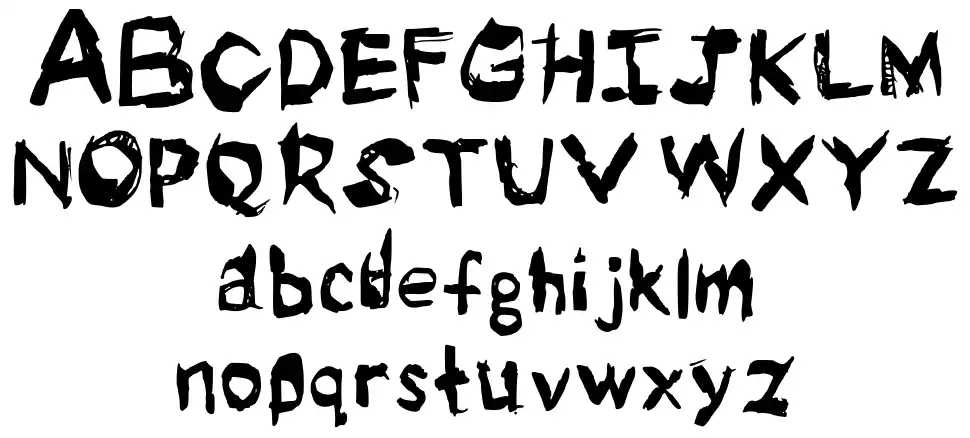 BB Rough Riderfont specimens