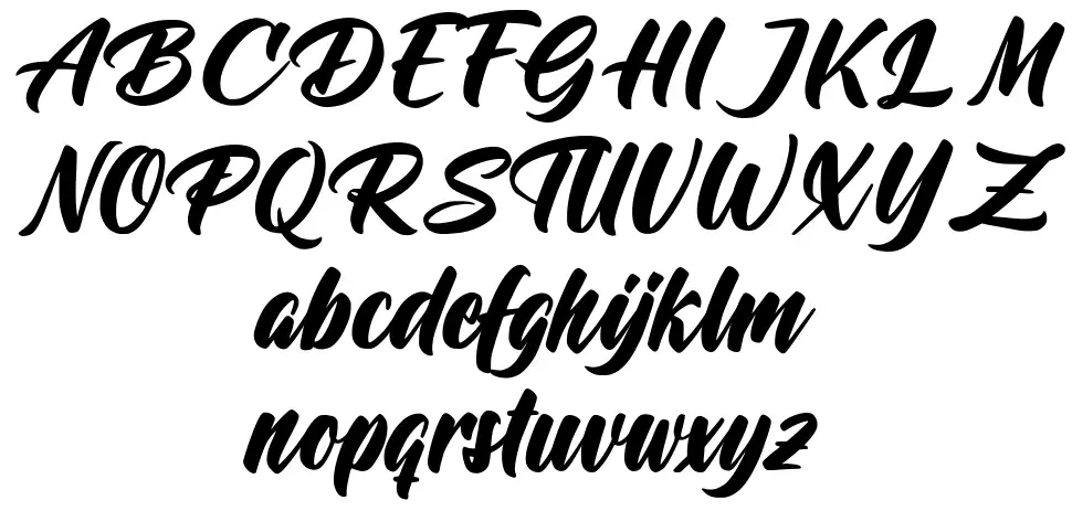 Behind the Painterfont specimens