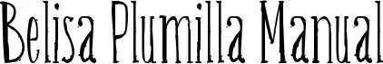 Belisa Plumilla Manual