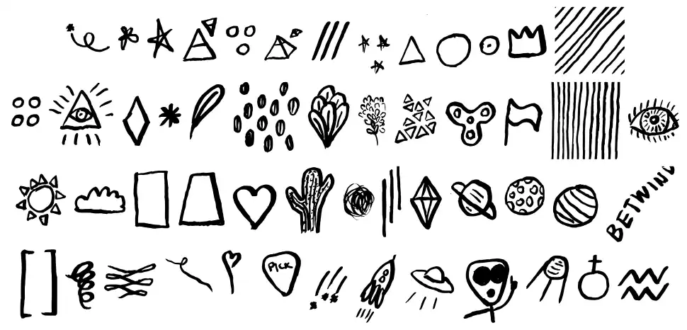 Betwindfont specimens