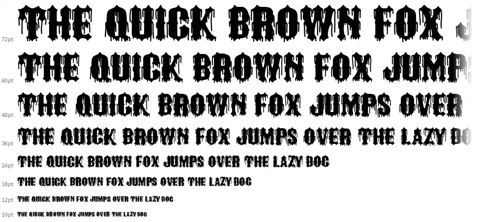 Black Orderfont waterfall