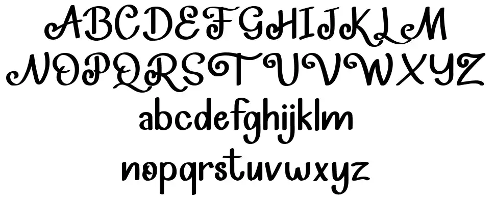 Black Pepperfont specimens