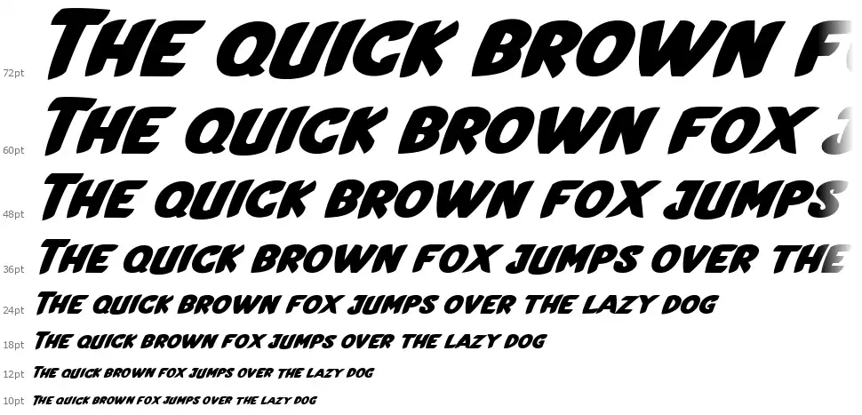 Black Sharpfont waterfall
