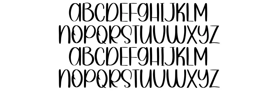 Black Storyfont specimens