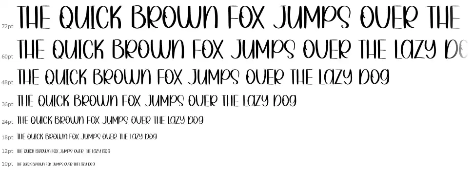 Black Storyfont waterfall