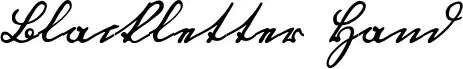 Blackletter Hand