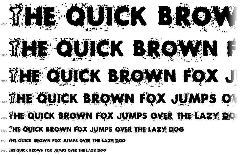 BlackNdotfont waterfall