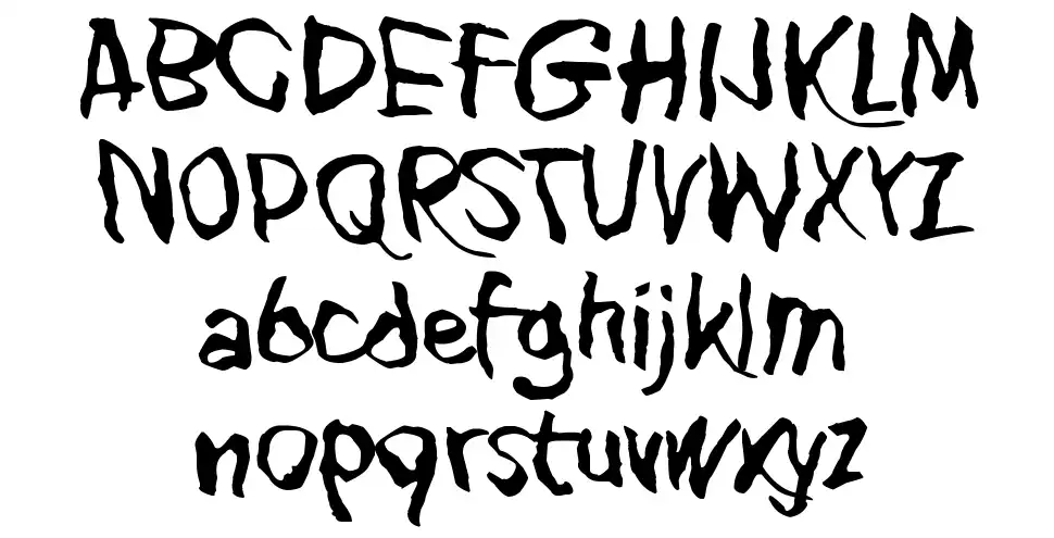 Blank Eyefont specimens