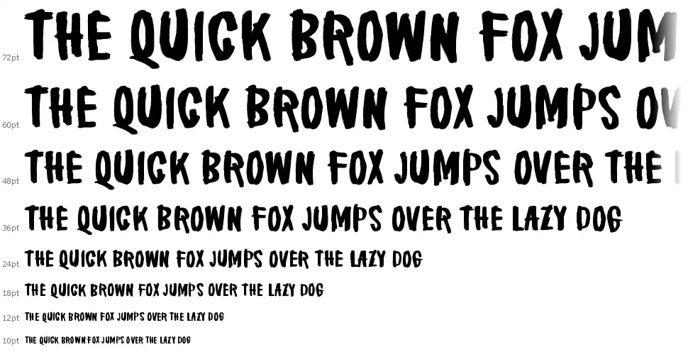 Brake a leg!font waterfall