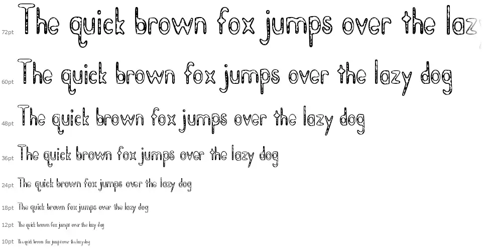 BramaleaBeauty-Regularfont waterfall