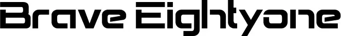 Brave Eightyone