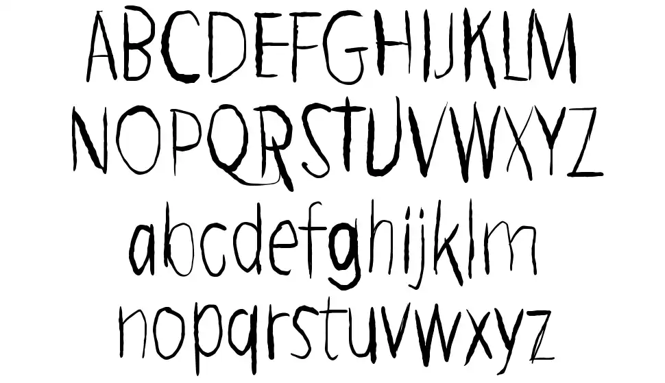 Brief Moment Betweenfont specimens