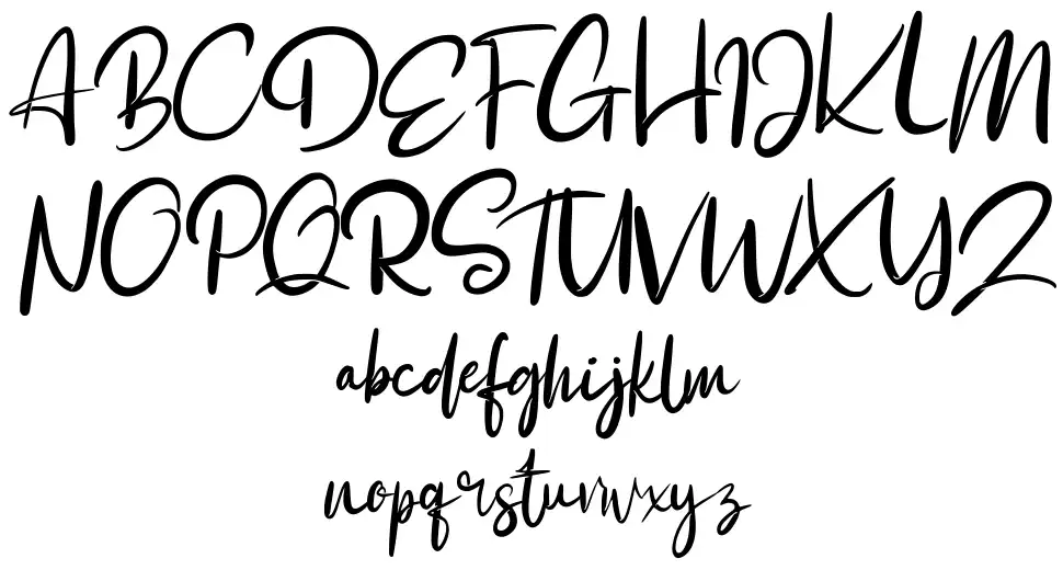 Britneyfont specimens