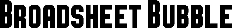 Broadsheet Bubble