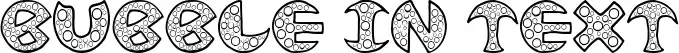 Bubble In Text