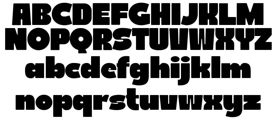 Budoka Ürün Özellikleri Budokafont specimens